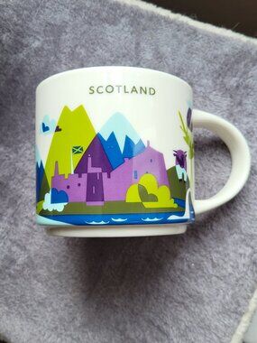 Starbucks 2018 Scotland You Are Here Series Collection 14oz Coffee Mug GOOD.COND